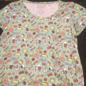 Deadpool high low top